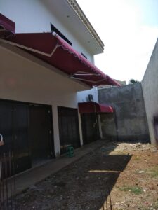 canopy kain awning gulung