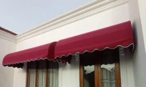 canopy kain jendela