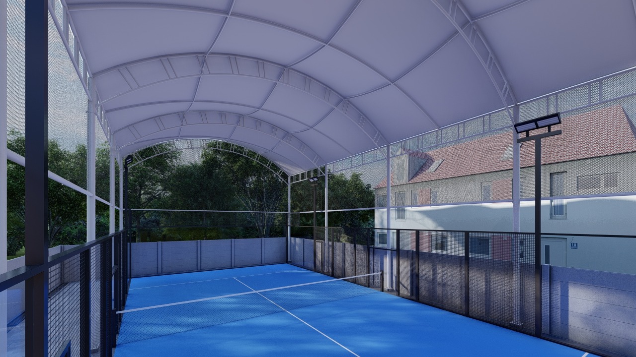 canopy membrane padel jakrta timur